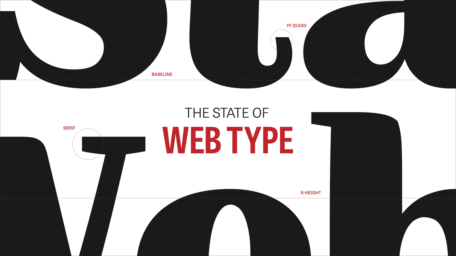 The State of Web Type title slide